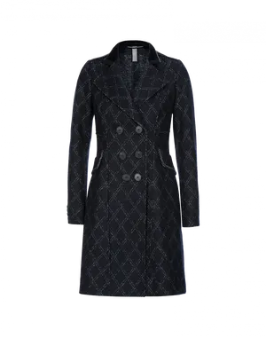 Elegant Black Coat PNG Image