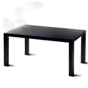 Elegant Black Table Png 06262024 PNG Image