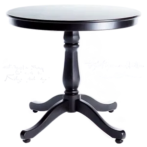 Elegant Black Table Png 63 PNG Image