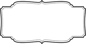 Elegant Blackand White Frame PNG Image