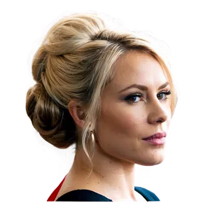 Elegant Blond Hair Updo Png 45 PNG Image