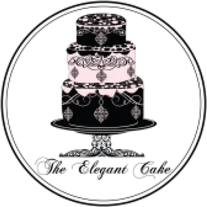 Elegant Cake Logo Design PNG Image