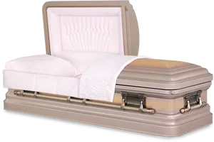 Elegant Casket Open View PNG Image