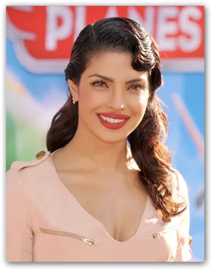 Elegant Celebrity At Event PNG Image