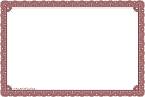 Elegant Certificate Border Design PNG Image