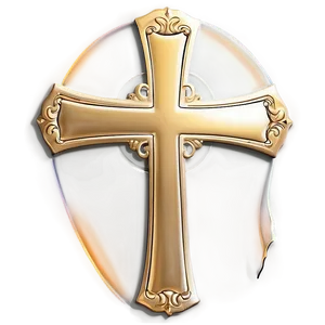 Elegant Cross Outline Png Kdj PNG Image