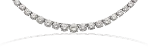 Elegant Diamond Tennis Bracelet PNG