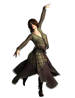 Elegant_ Digital_ Dancer_ Pose PNG Image