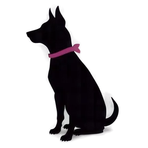 Elegant Dog Silhouette Png Rdq PNG Image