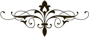 Elegant Fleurde Lis Design PNG Image