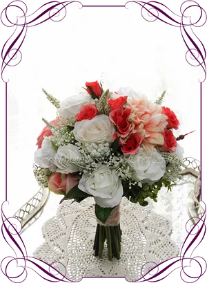 Elegant Floral Bouquet PNG Image