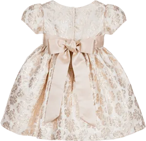 Elegant Floral Toddler Dress.png PNG