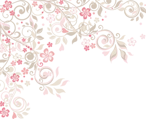 Elegant Floral Vector Design PNG Image