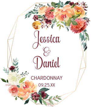 Elegant_ Floral_ Wedding_ Invitation_ Frame PNG Image