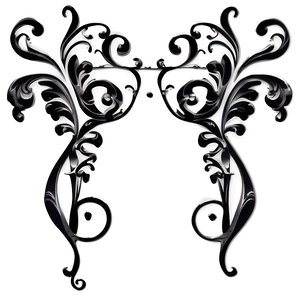 Elegant Flourish Divider Png 1 PNG Image