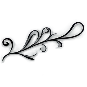 Elegant Flourish Divider Png Siy PNG Image