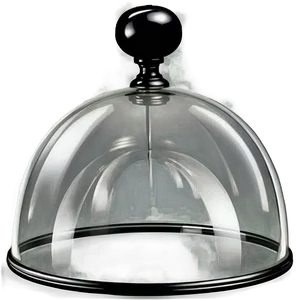 Elegant Glass Dome Cloche Png Uim PNG Image