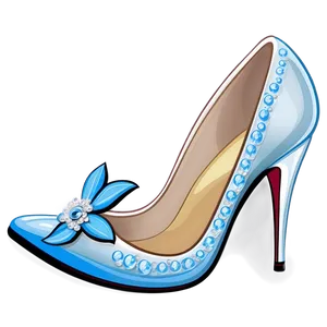 Elegant Glass Slipper Design Png 06132024 PNG Image