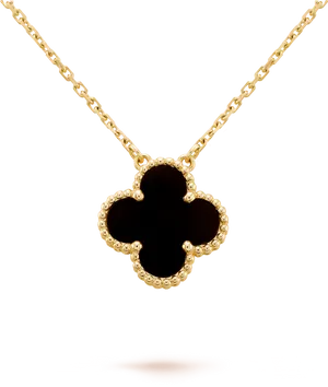 Elegant Gold Heart Pendant Chain PNG Image