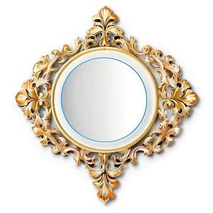 Elegant Gold Plate Png Vpo20 PNG Image