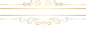 Elegant Gold Scroll Banner PNG Image