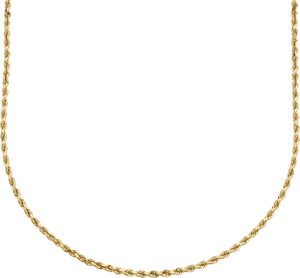 Elegant Gold Twist Chainon Black PNG Image