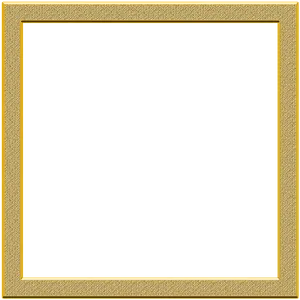 Elegant Golden Textured Frame PNG Image