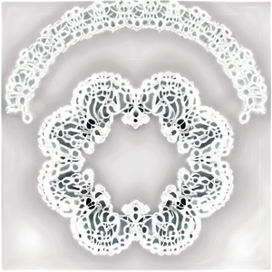 Elegant Lace Doily Png Lbm40 PNG Image