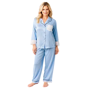 Elegant Lace Trim Pajama Png Rpn56 PNG Image