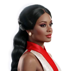Elegant Lady Portrait PNG 83 PNG