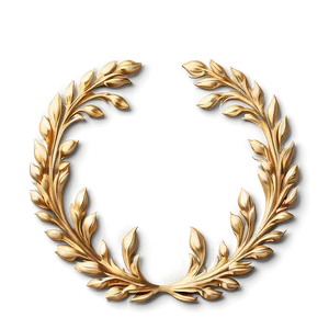 Elegant Laurel Border Png Iir PNG Image