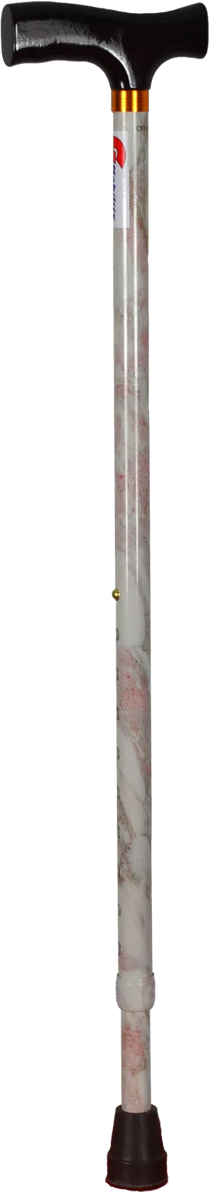 Elegant Marble Design Walking Stick PNG Image