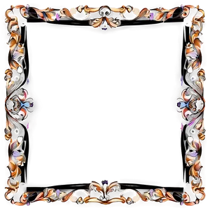 Elegant Photo Border Png Aol PNG Image