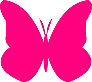 Elegant Pink Butterfly On A Delicate Flower PNG Image