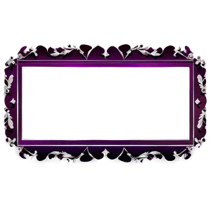 Elegant Purple Border Png Ysy11 PNG Image