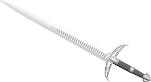 Elegant Rapier Sword PNG Image