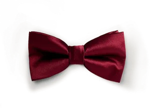 Elegant Red Bow Tie PNG Image