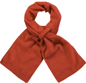 Elegant Red Scarf Knotted PNG Image