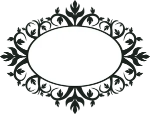 Elegant Vintage Frame Design PNG Image