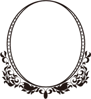 Elegant Vintage Frame Design PNG Image