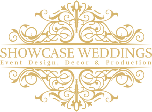 Elegant Wedding Event Design Logo PNG Image