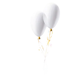 Elegant White Balloons Png Ero PNG Image