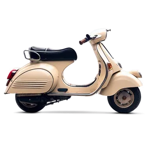 Elegant White Vespa Png Kgl PNG Image