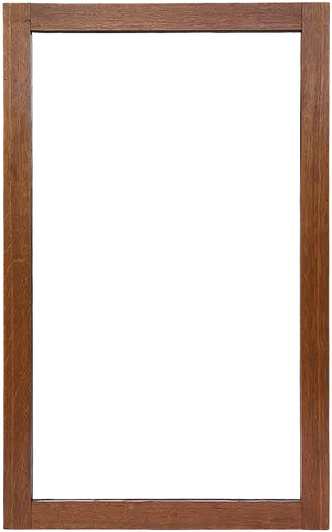 Elegant Wooden Frame PNG Image