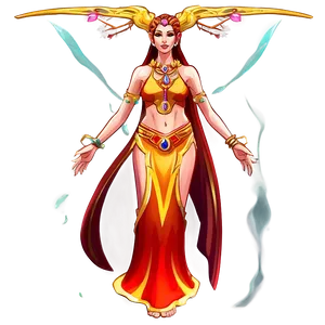 Elemental Nature Goddess Png 3 PNG Image