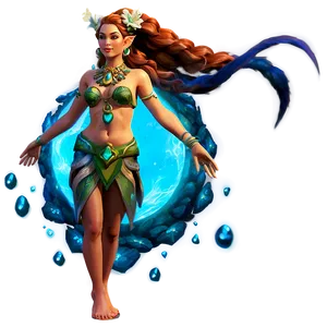 Elemental Nature Goddess Png Qah PNG Image