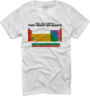 Elements Graphic White Shirt PNG Image