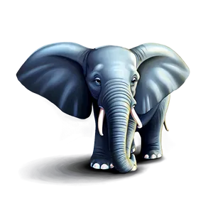 Elephant Cartoon For Kids Png Caj PNG Image