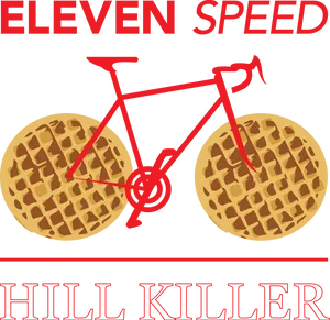 Eleven Speed Hill Killer Graphic PNG Image