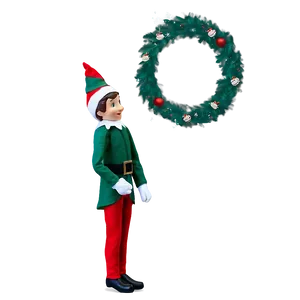 Elf On The Shelf Holiday Png 05242024 PNG Image